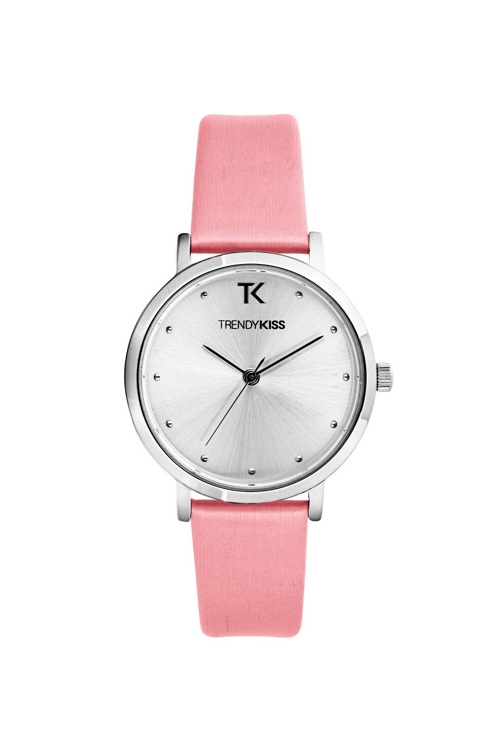 Montre Femme pas chère Quartz en Métal et Cuir, Argenté, Rose - TC10153-01