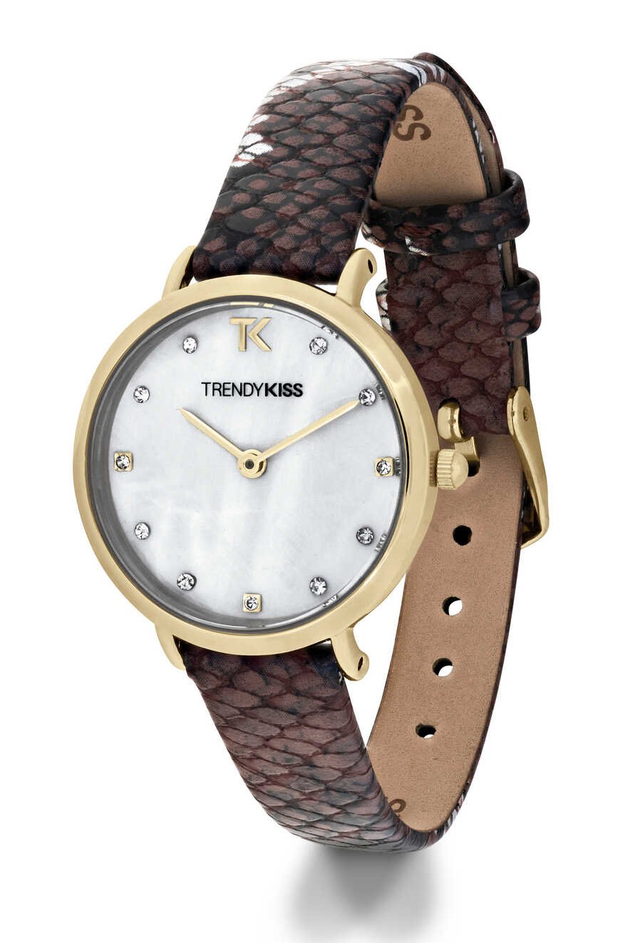 Trendy Kiss | Montre Femme pas chère en Métal et Cuir - TG10133-01